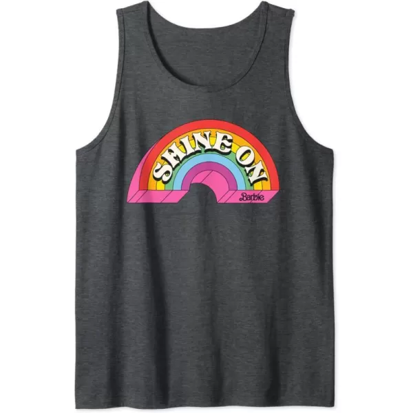 Barbie  Shine On Rainbow Tank TopDark Heather Grey