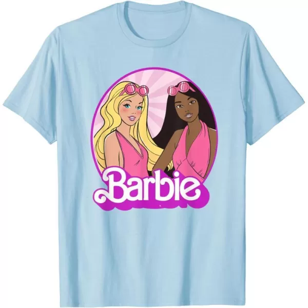 Barbie  Summer  Friendship TShirtBaby Blue