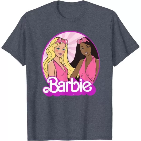 Barbie  Summer  Friendship TShirtHeather Blue