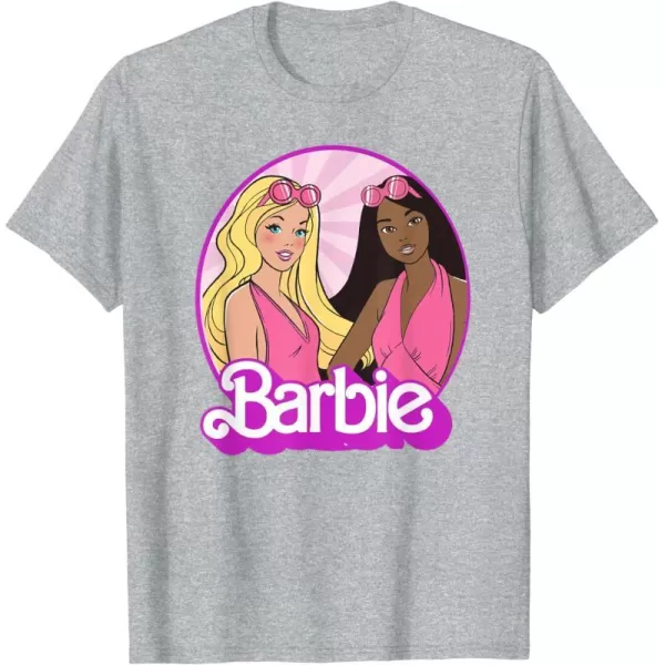 Barbie  Summer  Friendship TShirtHeather Grey