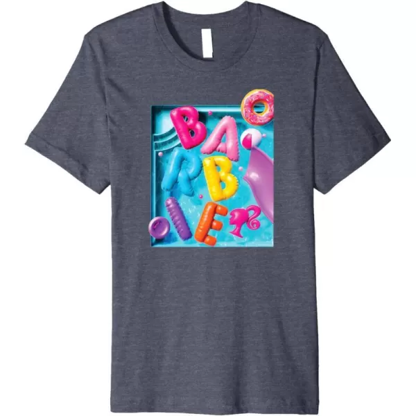 Barbie  Summer Pool Fun Premium TShirtHeather Blue