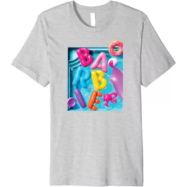 Barbie  Summer Pool Fun Premium TShirtHeather Grey