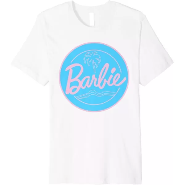 Barbie  Summer of Palm Trees Premium TShirtWhite