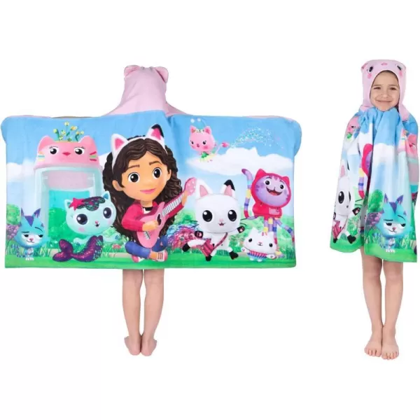 Barbie BathPoolBeach Soft Cotton Terry Hooded Towel Wrap 24 in x 50 in By Franco Kids24 in x 50 in Assorted