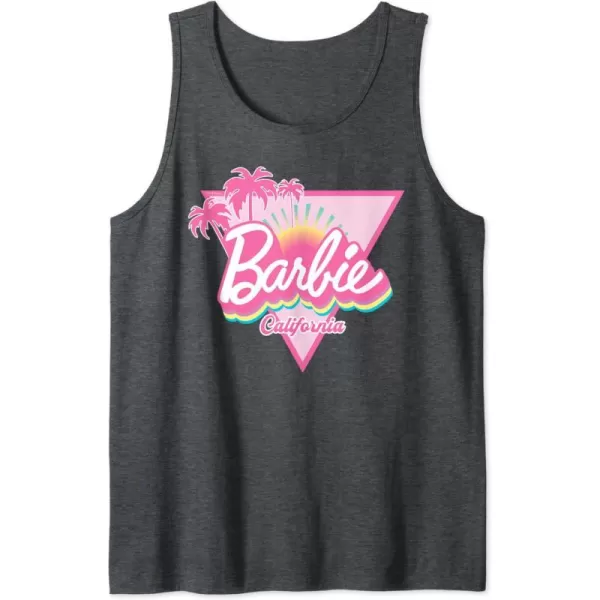 Barbie California Tank TopDark Heather Grey