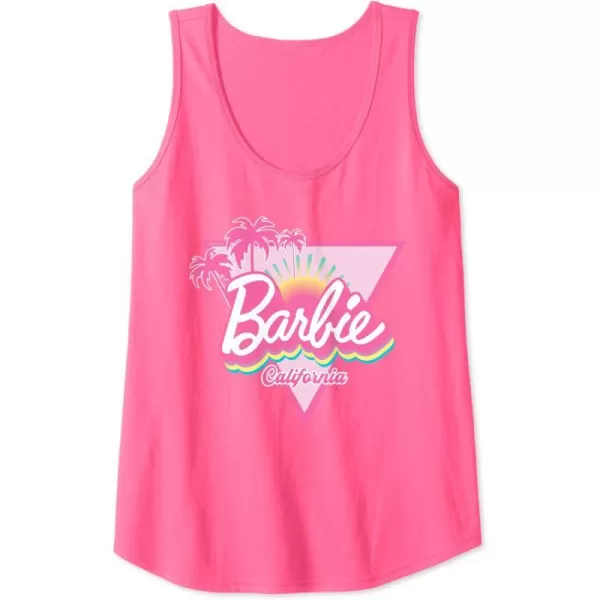 Barbie California Tank TopNeon Pink