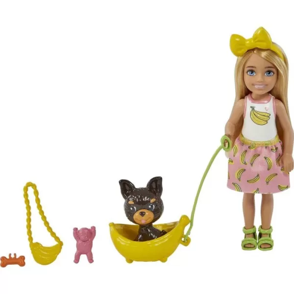 Barbie Chelsea Doll Brunette with Pet Kitten amp Storytelling Accessories Including Pet Bed Cat Toys amp More Toy for 3 Year Olds amp UpBlonde Multicolor