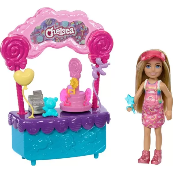 Barbie Chelsea Doll amp Lollipop Stand Playset with Accessories 10Piece Toy Set from and Stacie to The Rescue MovieBarbie Chelsea Doll amp Lollipop Stand Playset with Accessories 10Piece Toy Set from and Stacie to The Rescue Movie