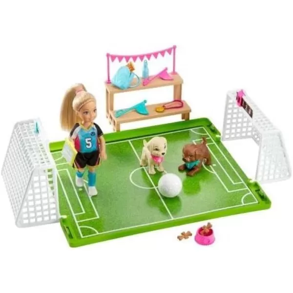 Barbie Dreamhouse Adventures 6inch Chelsea Doll with Soccer Playset and AccessoriesBarbie Dreamhouse Adventures 6inch Chelsea Doll with Soccer Playset and Accessories