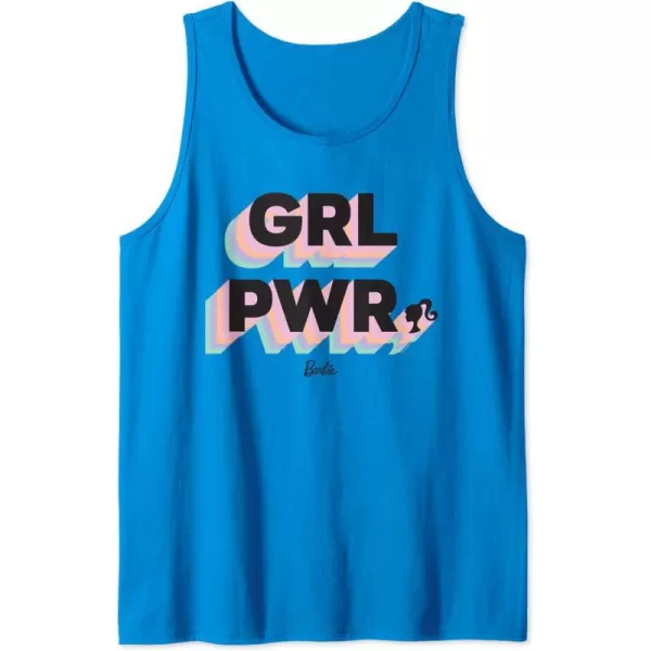 Barbie Girl Power Tank TopSapphire Blue