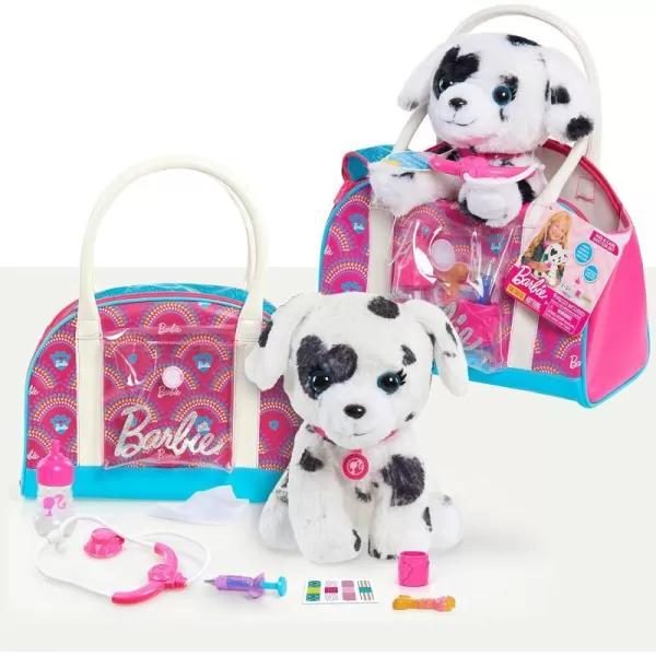 Barbie Hug amp Kiss Pet 9Piece Doctor Set with Dalmatian Puppy Kids Toys for Ages 3 Up by Just PlayBarbie Hug amp Kiss Pet 9Piece Doctor Set with Dalmatian Puppy Kids Toys for Ages 3 Up by Just Play