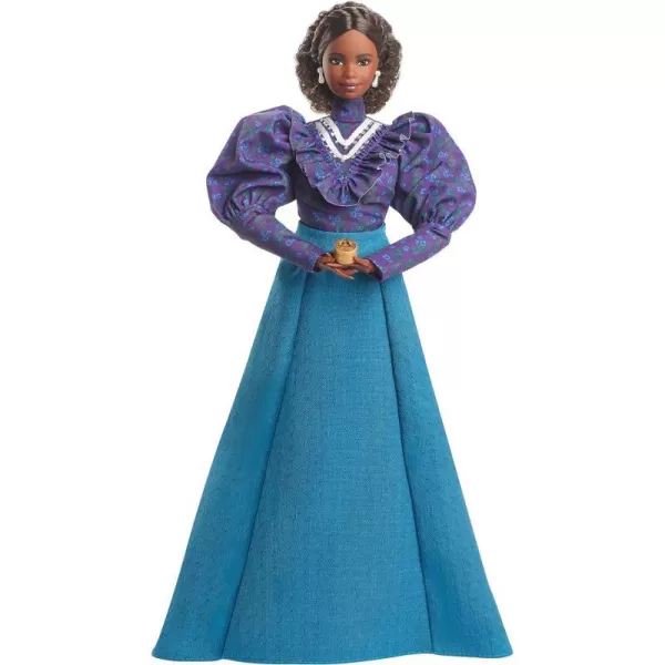 Barbie Inspiring Women Doll Madam CJ Walker Collectible with Puff Sleeve Blouse and FullLength SkirtBarbie Inspiring Women Doll Madam CJ Walker Collectible with Puff Sleeve Blouse and FullLength Skirt