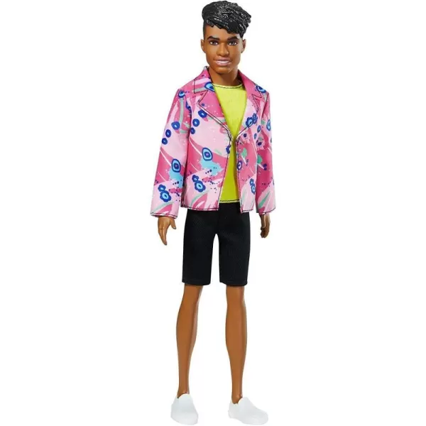 Barbie Ken 60th Anniversary Doll 3 in Throwback Rocker Look with Neon Top Shorts amp Shoes for Kids 3 to 8 Years OldBarbie Ken 60th Anniversary Doll 3 in Throwback Rocker Look with Neon Top Shorts amp Shoes for Kids 3 to 8 Years Old