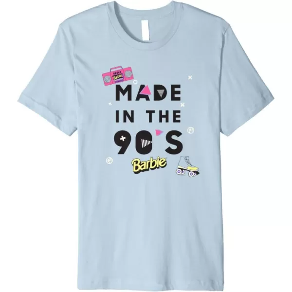 Barbie Made in the 90s Premium TShirtBaby Blue