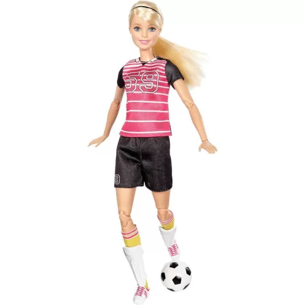 Barbie Made to Move Posable Soccer Player DollBarbie Made to Move Posable Soccer Player Doll