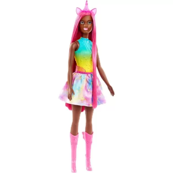 Barbie Mermaid Doll with 7InchLong Pink Fantasy Hair and Colorful Accessories for Styling Play Like Headband and BarrettesUnicorn