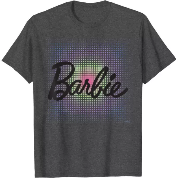 Barbie Pixel Vision TShirtDark Heather Grey