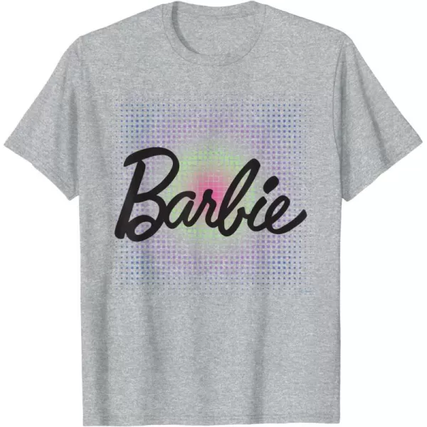 Barbie Pixel Vision TShirtHeather Grey