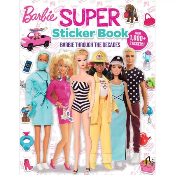 Barbie Super Sticker Book Through the Decades 1001 StickersBarbie Super Sticker Book Through the Decades 1001 Stickers