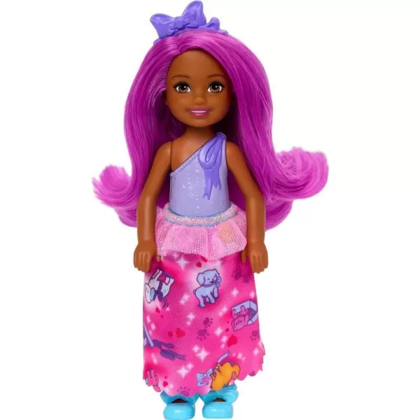 Barbie UnicornInspired Chelsea Doll with Green Hair Unicorn Toys Horn Headband and Detachable TailPink Hair Royal