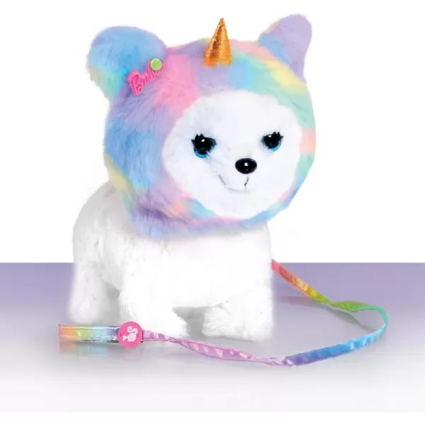 Barbie Walking Puppy with Unicorn Hat Barks and Walks Kids Toys for Ages 3 Up by Just PlayBarbie Walking Puppy with Unicorn Hat Barks and Walks Kids Toys for Ages 3 Up by Just Play