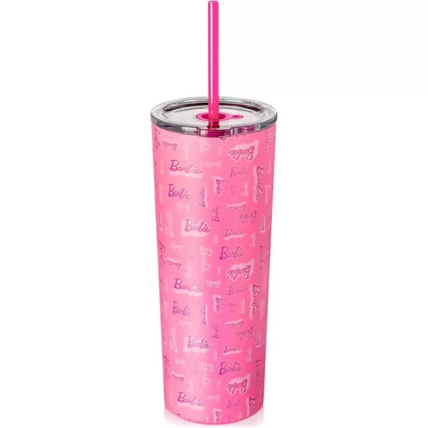 Dragon Glassware x Barbie Best Day Ever Tumbler Stainless Steel Vacuum Insulated Travel Tumbler Comes with Lid Pink amp Clear Straws Keeps Hot Or Cold Dishwasher Safe Fits in Cup Holders 24 ozDragon Glassware x Barbie Best Day Ever Tumbler Stainless Steel Vacuum Insulated Travel Tumbler Comes with Lid Pink amp Clear Straws Keeps Hot Or Cold Dishwasher Safe Fits in Cup Holders 24 oz