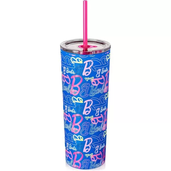 Dragon Glassware x Barbie Dream Big Tumbler Stainless Steel Vacuum Insulated Travel Tumbler Comes with Lid Pink amp Blue Straws Keeps Drinks Hot Or Cold Dishwasher Safe Fits in Cup Holders 24 ozDragon Glassware x Barbie Dream Big Tumbler Stainless Steel Vacuum Insulated Travel Tumbler Comes with Lid Pink amp Blue Straws Keeps Drinks Hot Or Cold Dishwasher Safe Fits in Cup Holders 24 oz