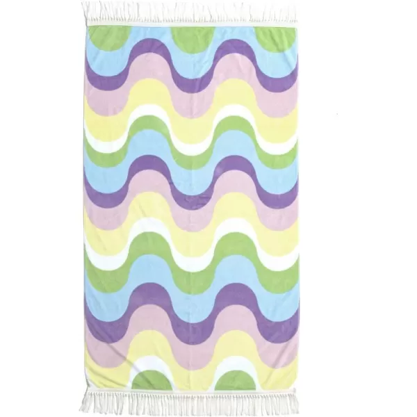 FUNBOY amp Malibu Barbie Luxury Dream Oversized Beach Towel Perfect For A Summer Pool Party 7200 x 350070s Wave