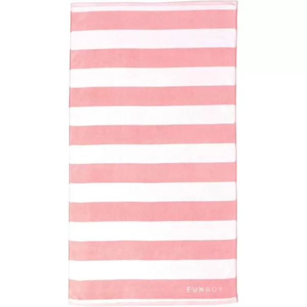 FUNBOY amp Malibu Barbie Luxury Dream Oversized Beach Towel Perfect For A Summer Pool Party 7200 x 3500Cabana Stripe