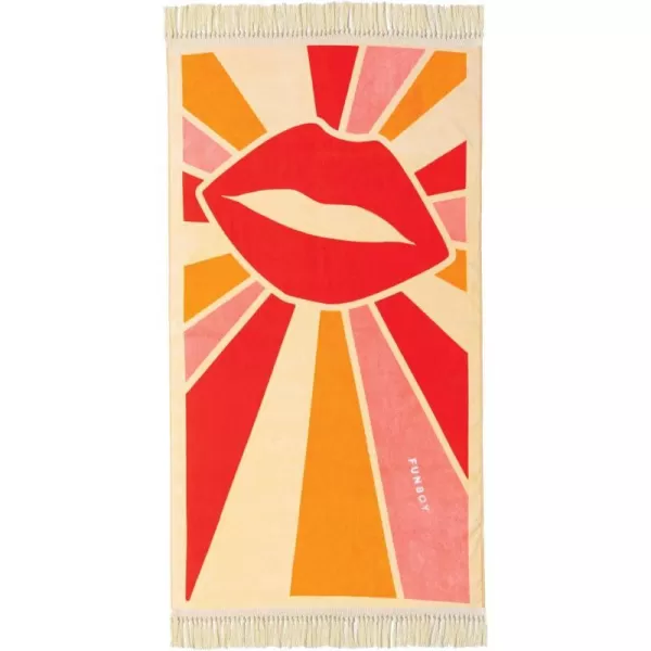 FUNBOY amp Malibu Barbie Luxury Dream Oversized Beach Towel Perfect For A Summer Pool Party 7200 x 3500Shag Lip