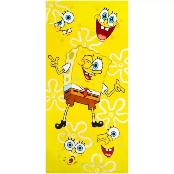 Franco Collectibles Barbie Movie Black amp White Striped Soft Cotton BathPoolBeach Towel 60 in x 30 in Official Licensed Barbie ProductSpongebob Squarepants 60x30