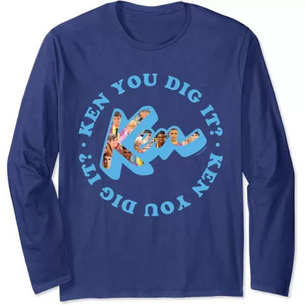 Ken  Ken You Dig It Long Sleeve TShirtNavy Blue