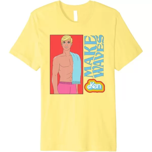 Ken  Make Waves Premium TShirtLemon Yellow