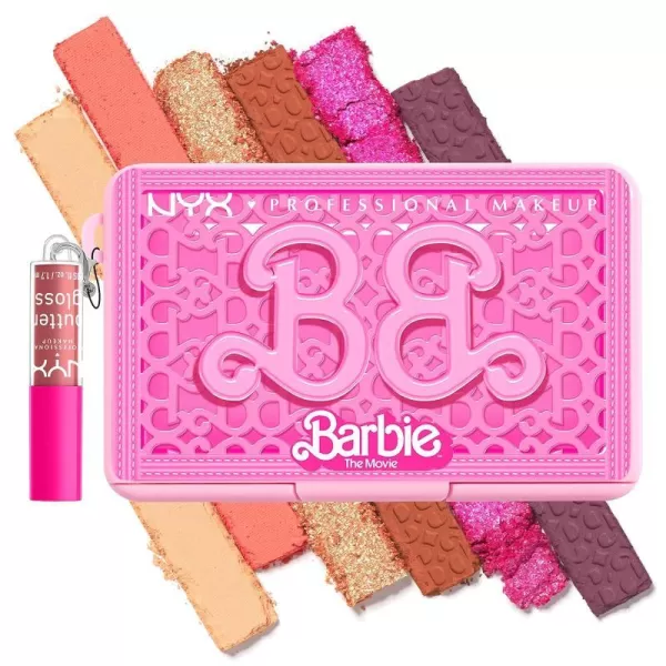 NYX PROFESSIONAL MAKEUP BARBIE Mini Eye Palette  Its a BARBIE PartyNYX PROFESSIONAL MAKEUP BARBIE Mini Eye Palette  Its a BARBIE Party