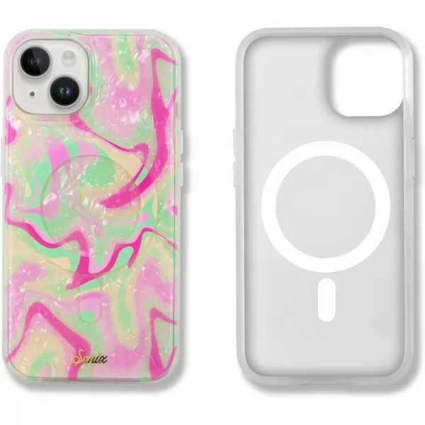 Sonix x Barbie Case for iPhone 14 and iPhone 13  Compatible with MagSafe  10ft Drop Tested  Totally BarbieiPhone 14  iPhone 13 Strawberry Matcha