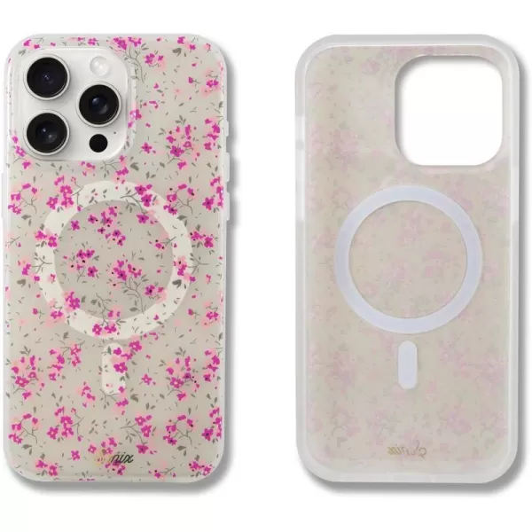 Sonix x Barbie Case for iPhone 15 Pro  Compatible with MagSafe  10ft Drop Tested  IconiciPhone 15 Pro Max Cottage Floral Pink