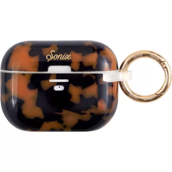 Sonix x Barbie Hard AirPods Pro Case with Keychain for AirPods Pro Palm ParadiseBrown Tort