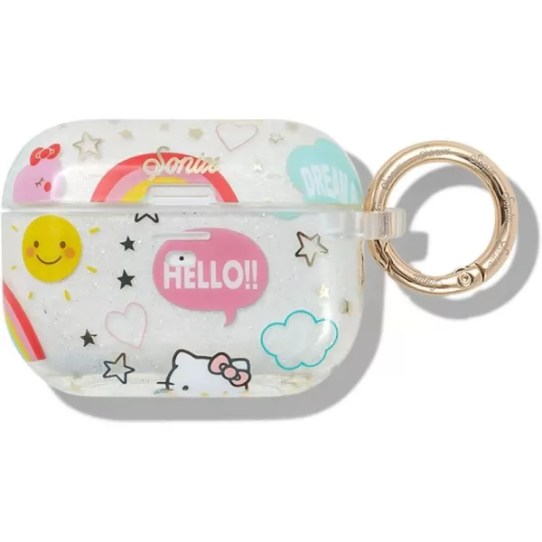 Sonix x Barbie Hard AirPods Pro Case with Keychain for AirPods Pro Palm ParadiseCosmic Hello Kitty