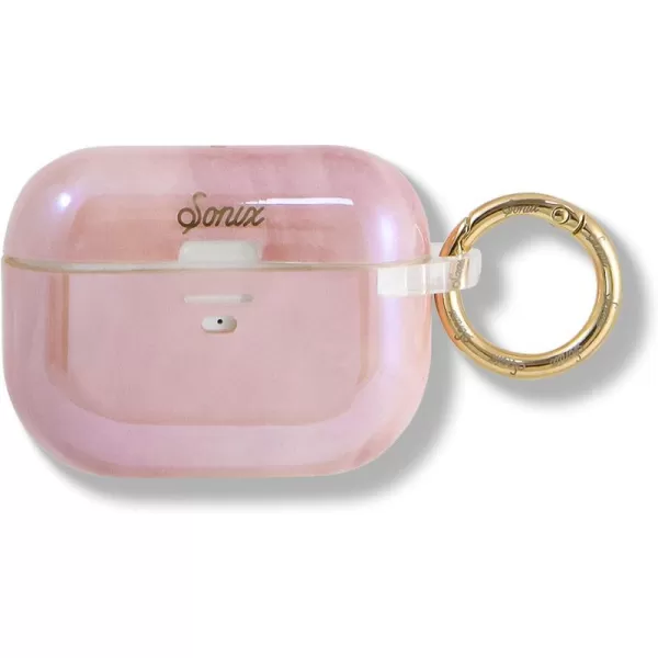 Sonix x Barbie Hard AirPods Pro Case with Keychain for AirPods Pro Palm ParadiseMother of Pearl