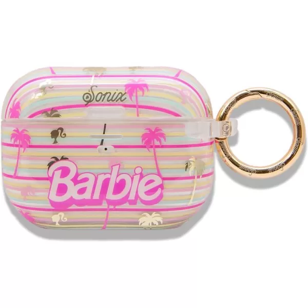 Sonix x Barbie Hard AirPods Pro Case with Keychain for AirPods Pro Palm ParadisePalm Paradise Barbie