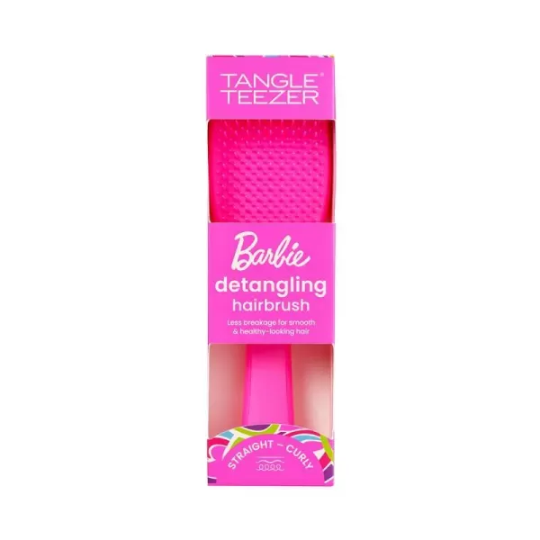 Tangle Teezer x Barbie The Ultimate Detangling Brush Dry and Wet Hair Brush Detangler for All Hair Types Totally PinkTotally Pink Ultimate Detangler