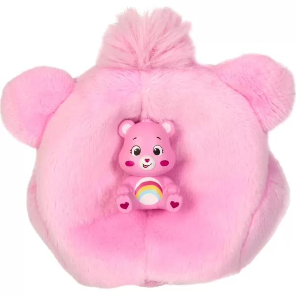 Barbie Cutie Reveal Doll ampamp Accessories Care Bears Series Fashion Doll with Cheer Bear Plush Costume ampamp 10 Surprises Including Color Change ampamp Mini BearCheer Bear