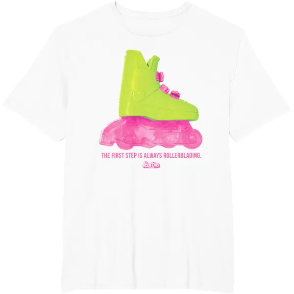 Barbie The Movie  Rollerblading Barbie TShirtWhite