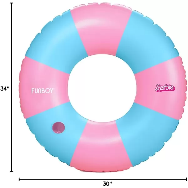 Barbie The Movie ampamp FUNBOY Inflatable Pool Floats Perfect for a Summer Pool Party and EntertainmentBubblegum Float