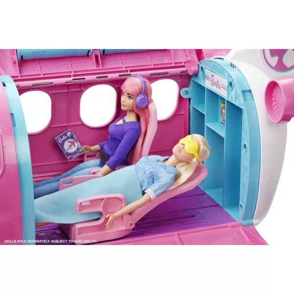 Barbie Toy Airplane Playset Dreamplane with 15 DollSized Accessories Including Puppy Snack Cart Reclining Seats ampamp More Amazon ExclusiveDreamPlane