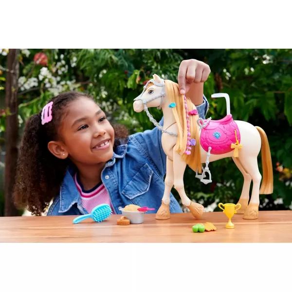 Barbie Toy Horse with Sounds Music ampamp Accessories Inspired by Barbie The Great Horse Chase Horse Moves Dances ampamp Blinks Eyes