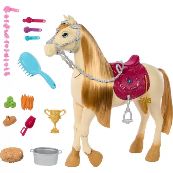 Barbie Toy Horse with Sounds Music ampamp Accessories Inspired by Barbie The Great Horse Chase Horse Moves Dances ampamp Blinks Eyes