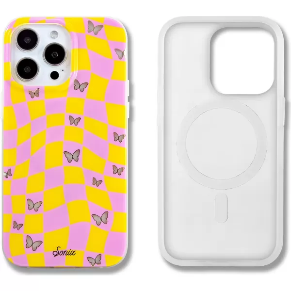 imageSonix x Barbie Case for iPhone 14 and iPhone 13  Compatible with MagSafe  10ft Drop Tested  Palm ParadiseCheckmate Butterfly