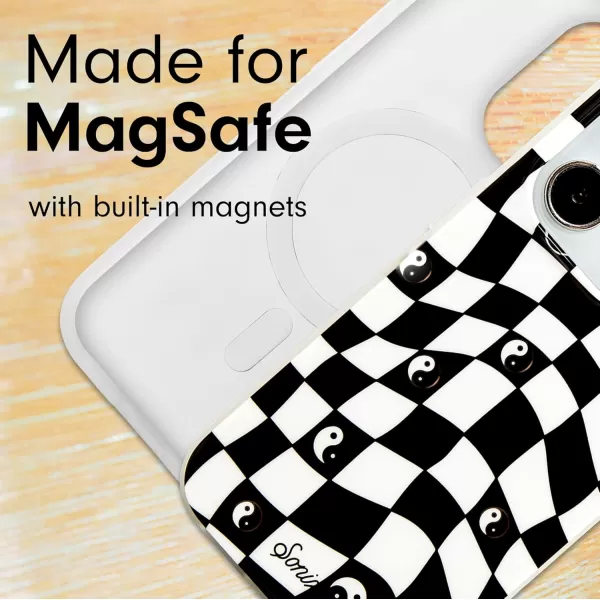 imageSonix x Barbie Case for iPhone 14 and iPhone 13  Compatible with MagSafe  10ft Drop Tested  Palm ParadiseCheckmate Yin Yang