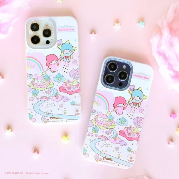 imageSonix x Barbie Case for iPhone 14 and iPhone 13  Compatible with MagSafe  10ft Drop Tested  Palm ParadiseHK Little Twin Stars